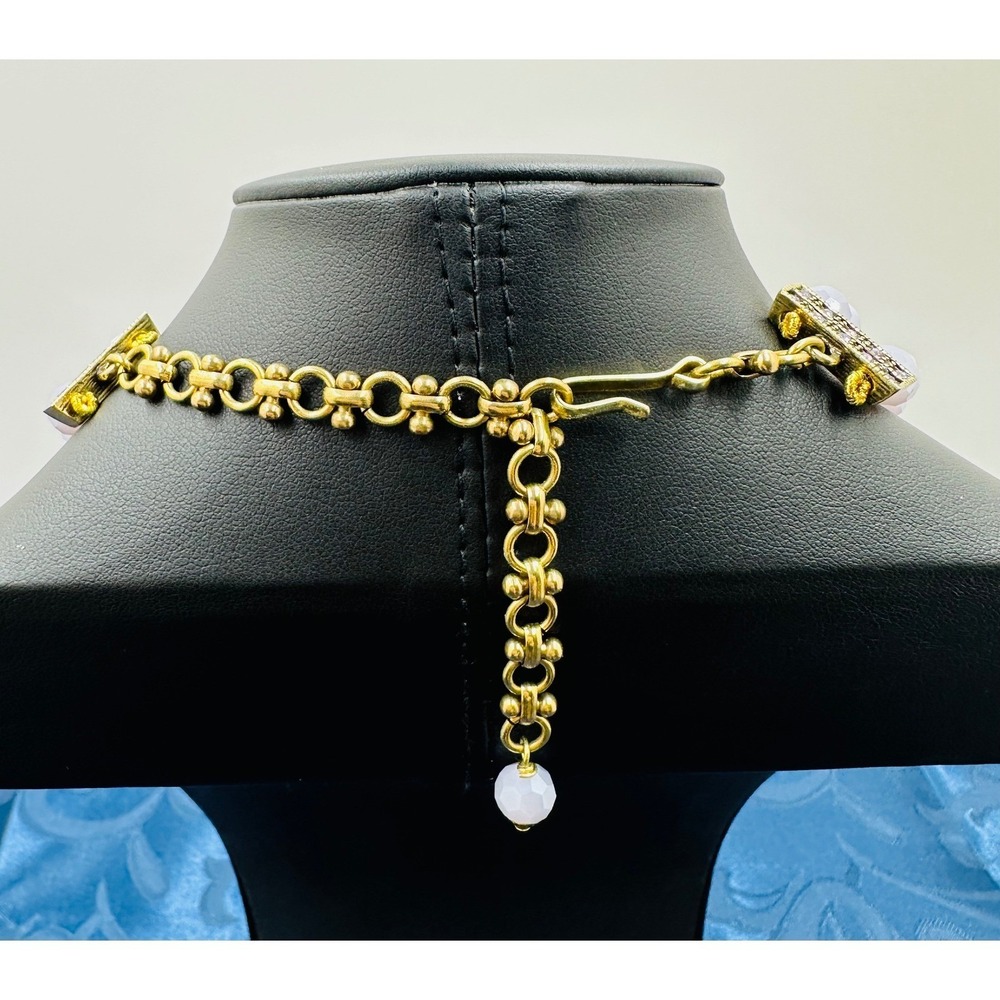 Heidi Daus "Ornament of the Sea"Seahorse Shell Beaded Double Strand Necklace *SD - Picture 7 of 14
